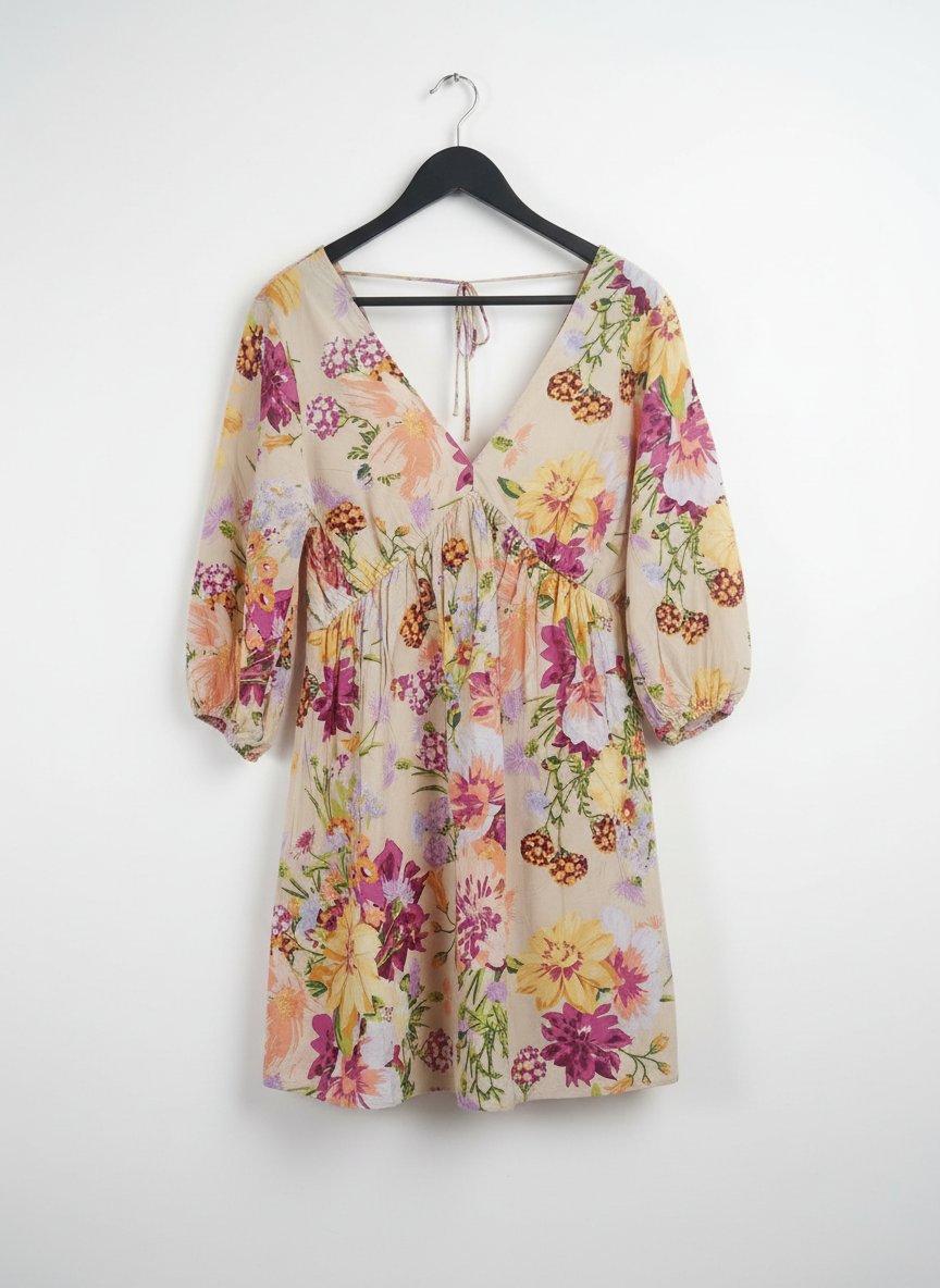 Robe florale h&m T.L oversize 