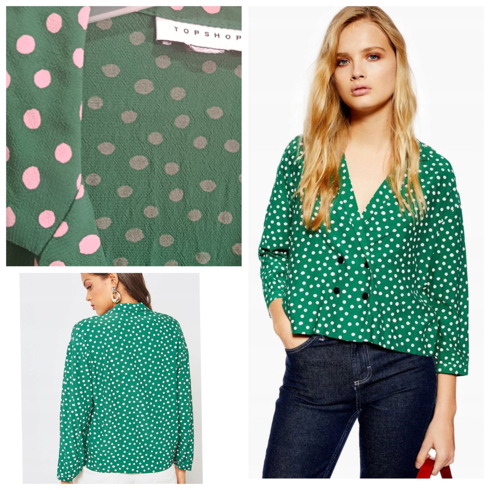 Blouse chic topshop 100% viscose T.m 