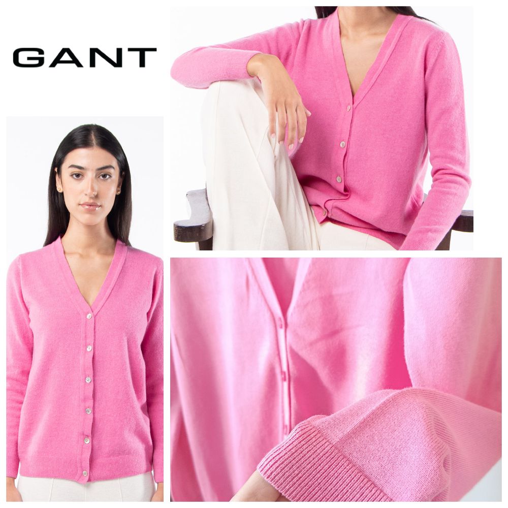 Cardigan Gant rosé T.m