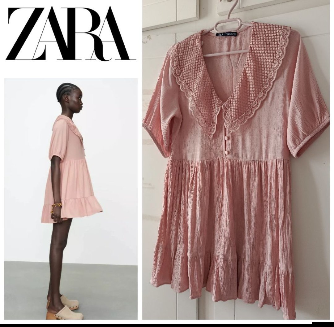 Robe vieux rose Zara T.xs/s 