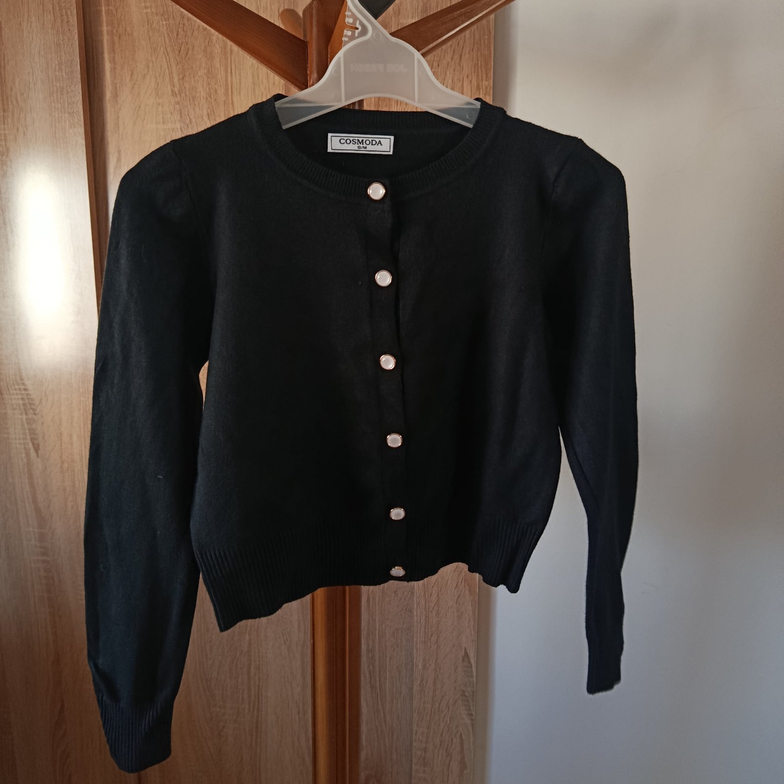 Cardigan noir T.s/m 
