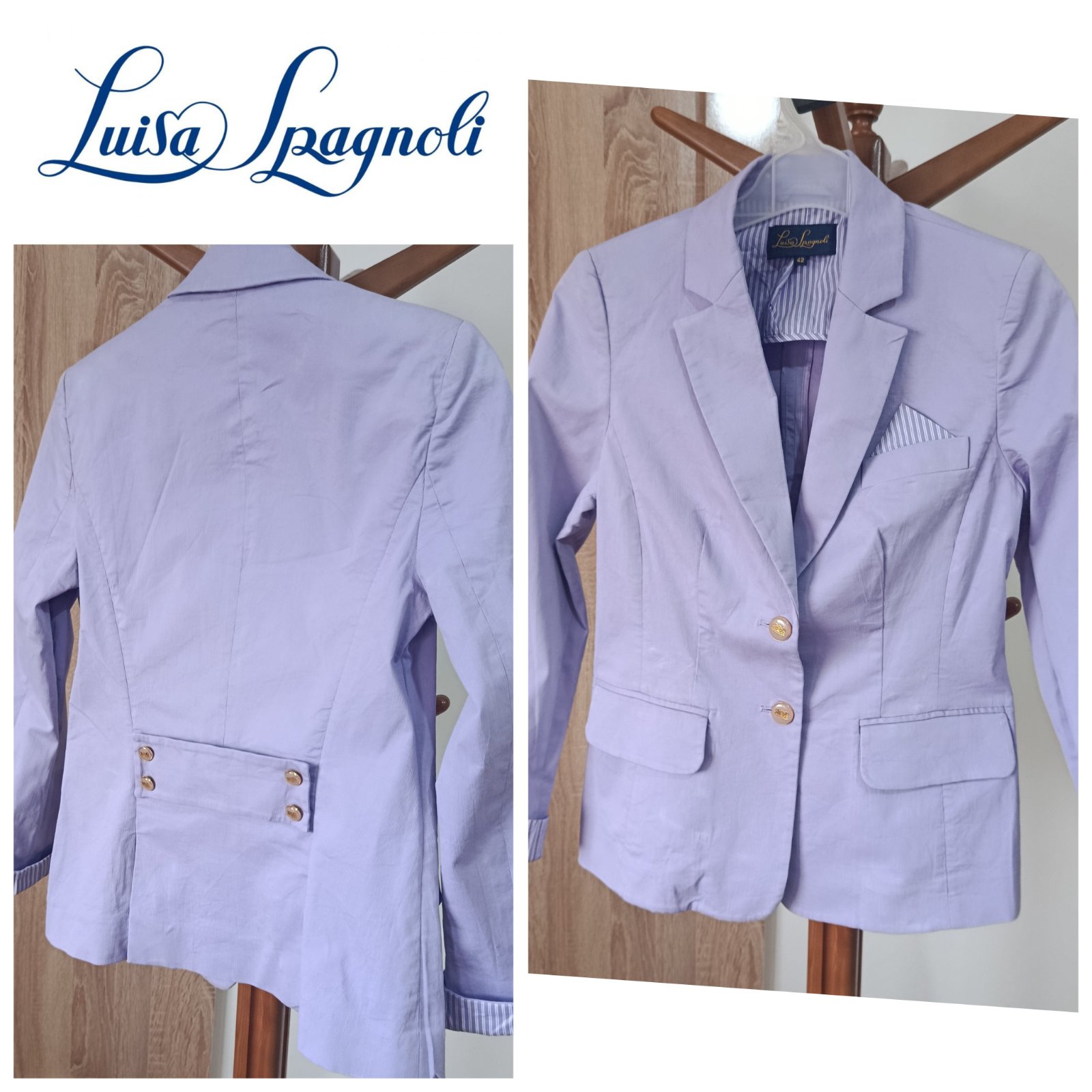 Blazer lilas luisa spagnoli T.42 it = 36/38 