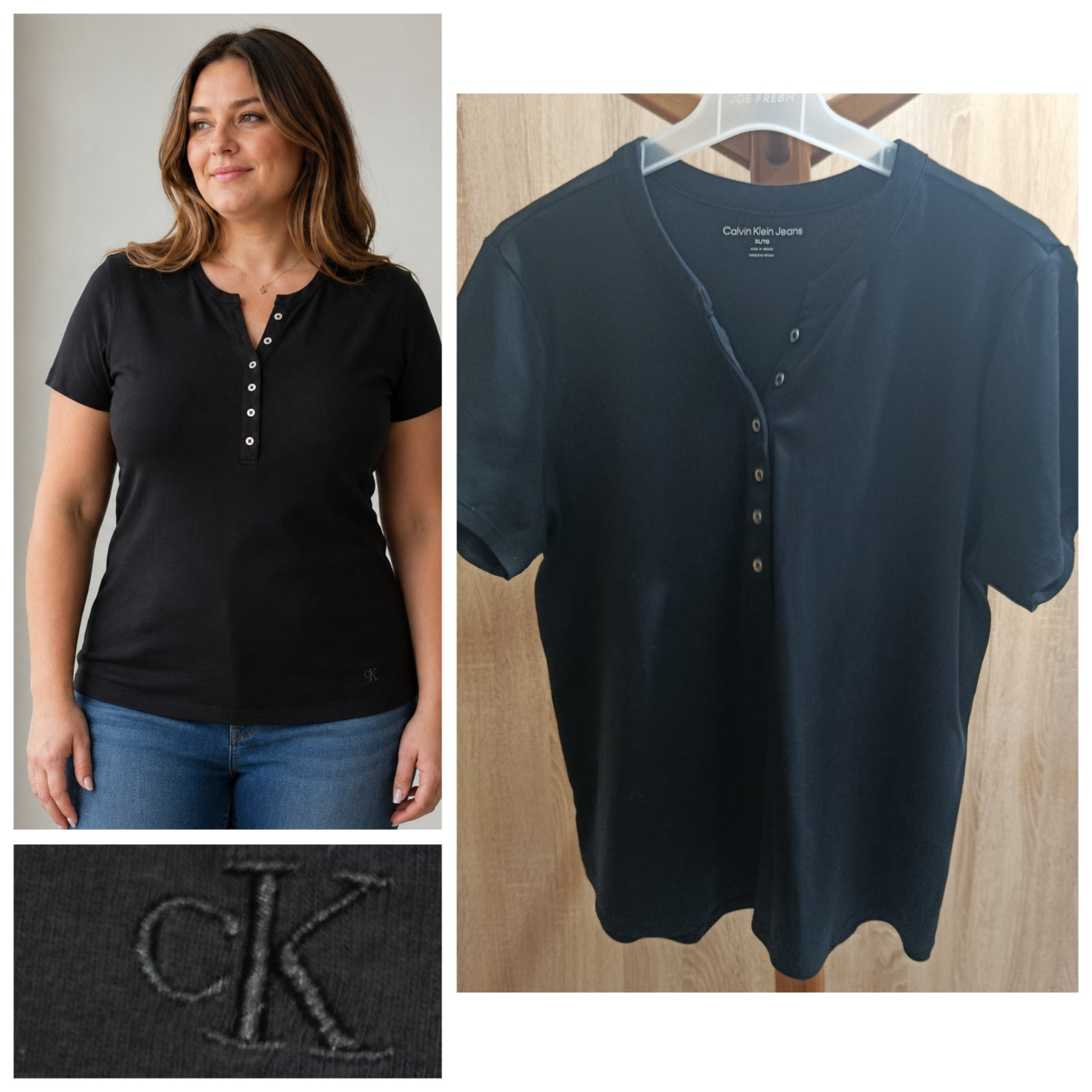 T-shirt CK noir T.XL