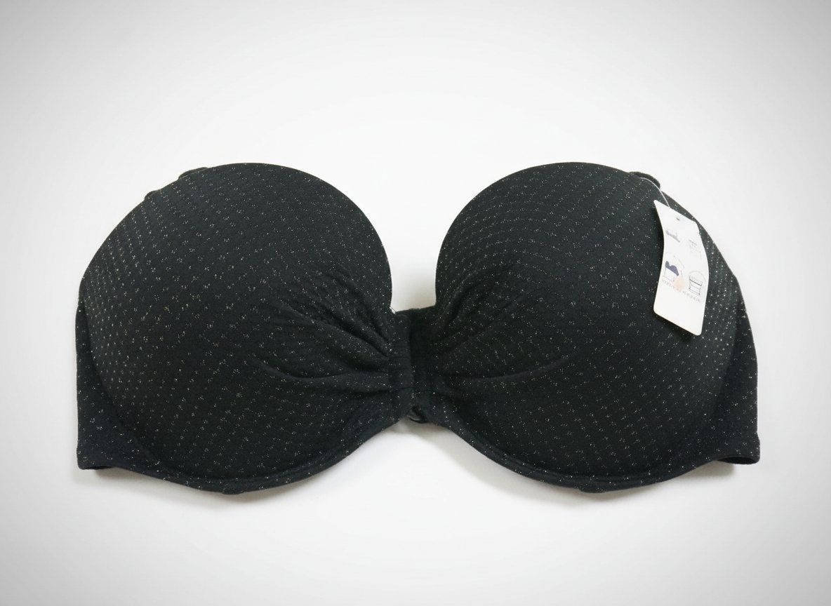 Haut maillot de bain fond noir
