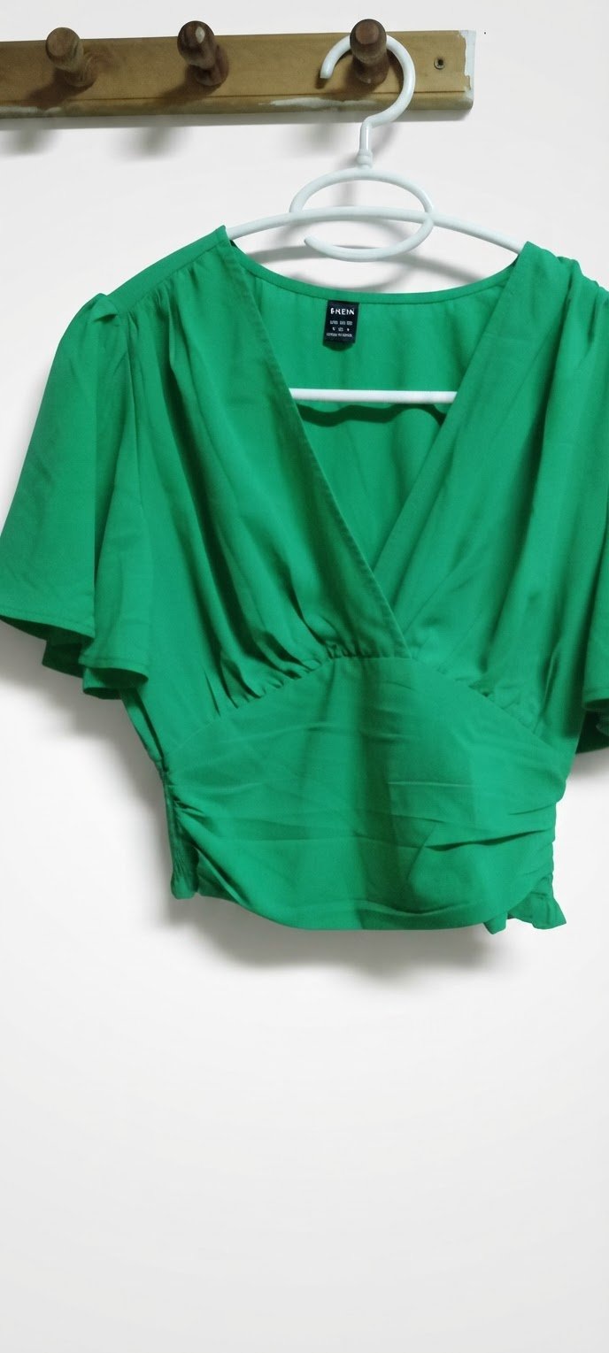 Chemise femme verte