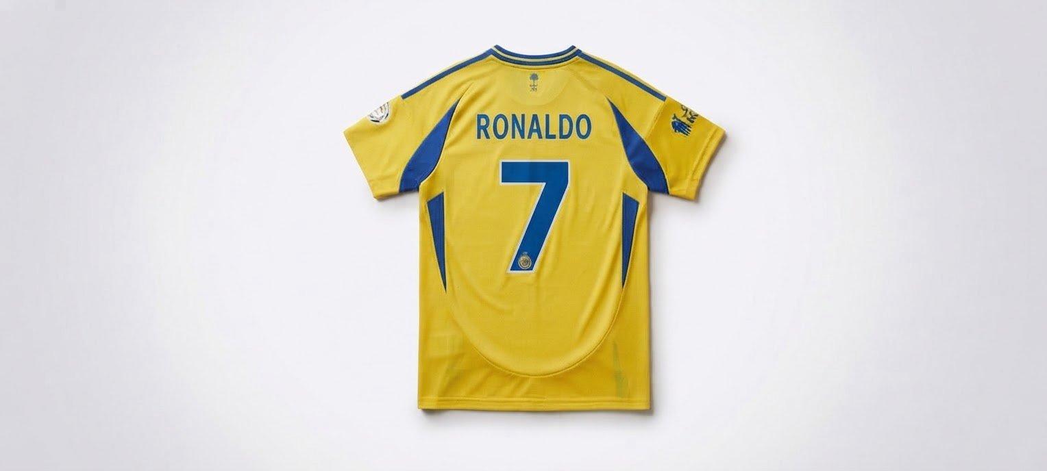 Ti shirt Ronaldo AL NASSR💛💙