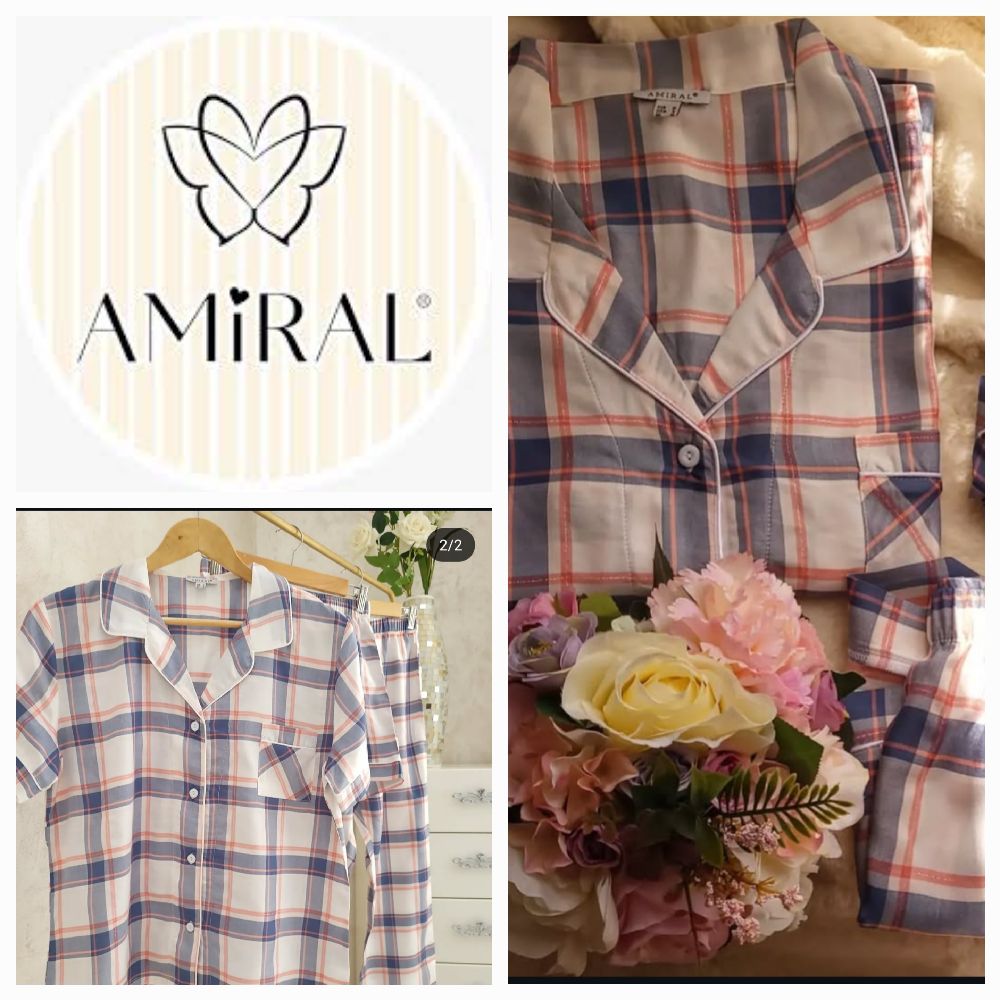 Pyjama Femme d’Été – Ensemble Short et Chemise