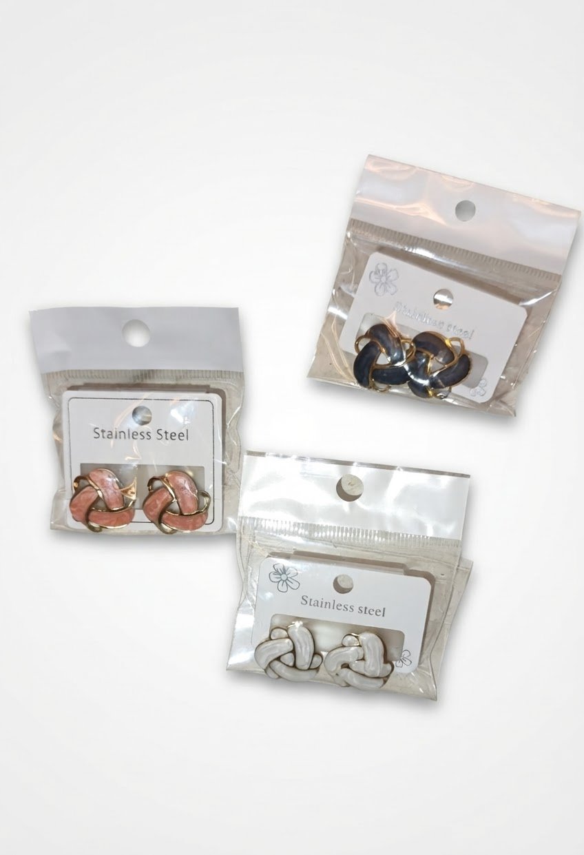 Lot de 3 boucles d'oreilles 