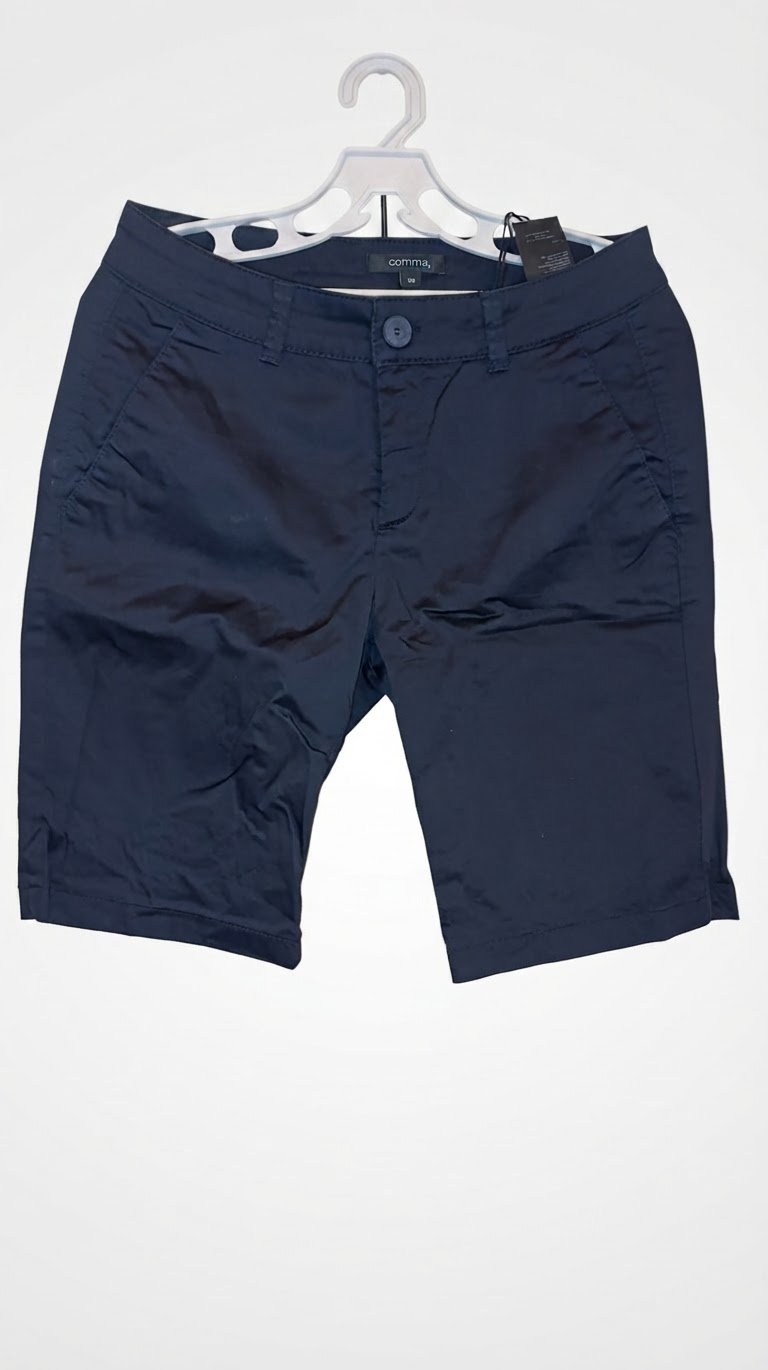 Short Noir Chino Comma, - Taille 36