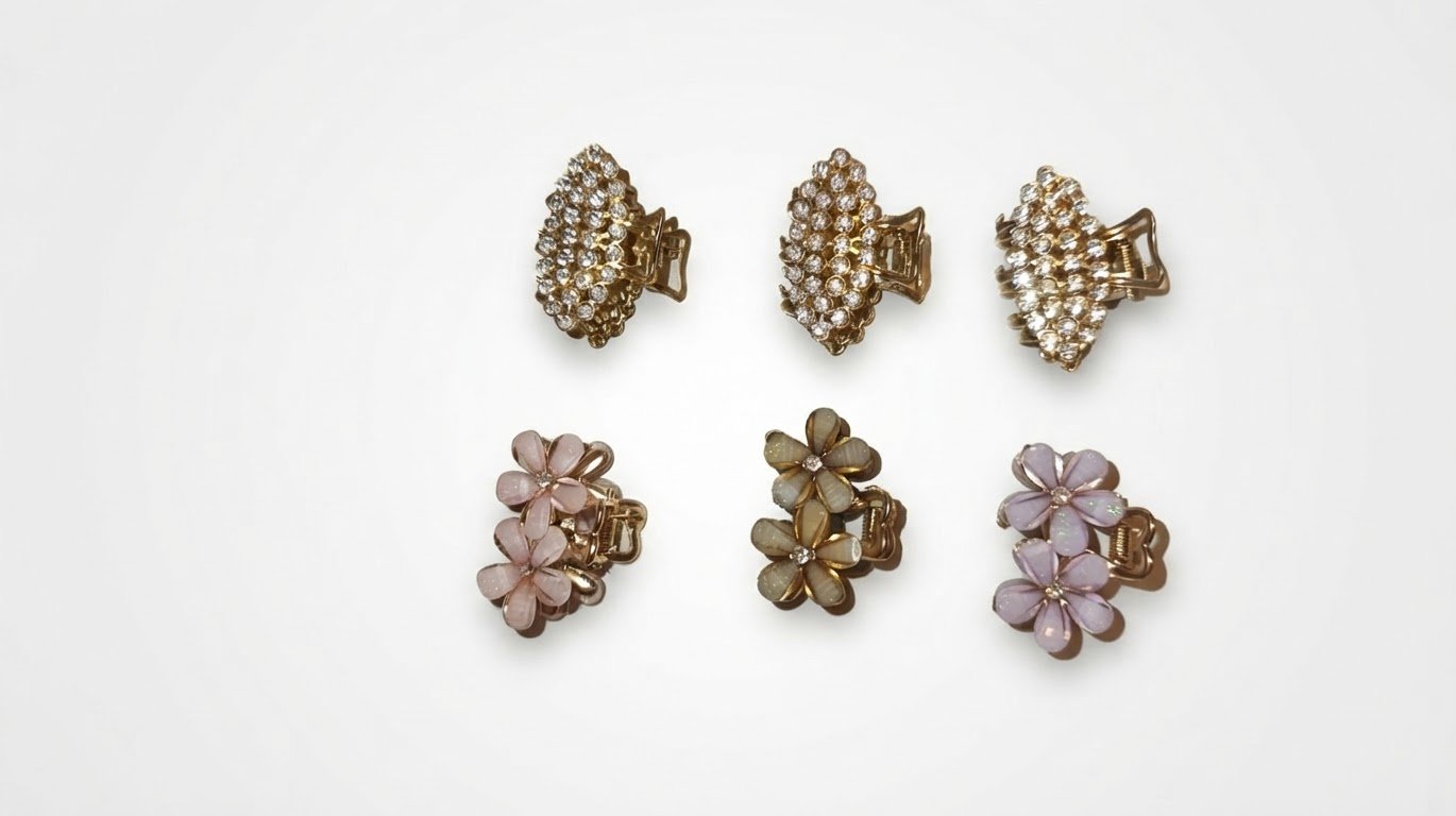 Lot de 6 pinces à cheveux