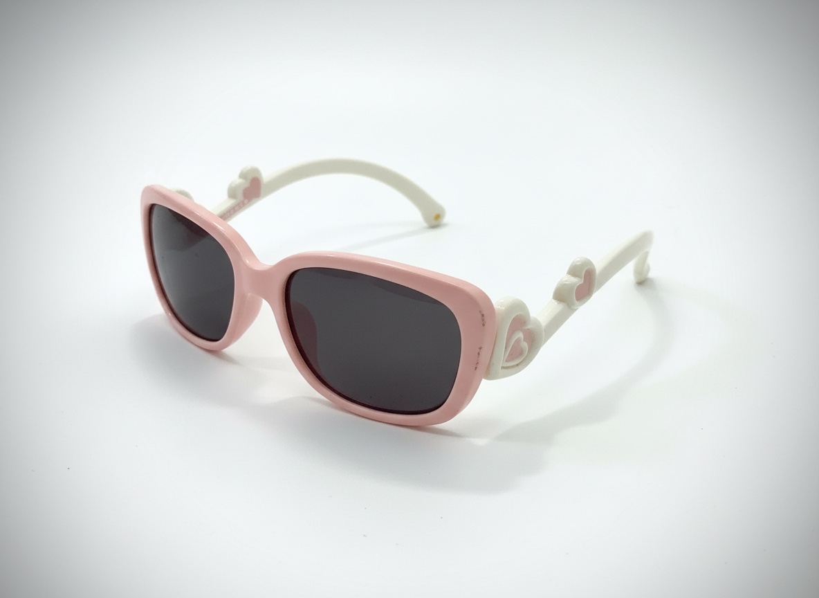 Lunette de soleil rose 