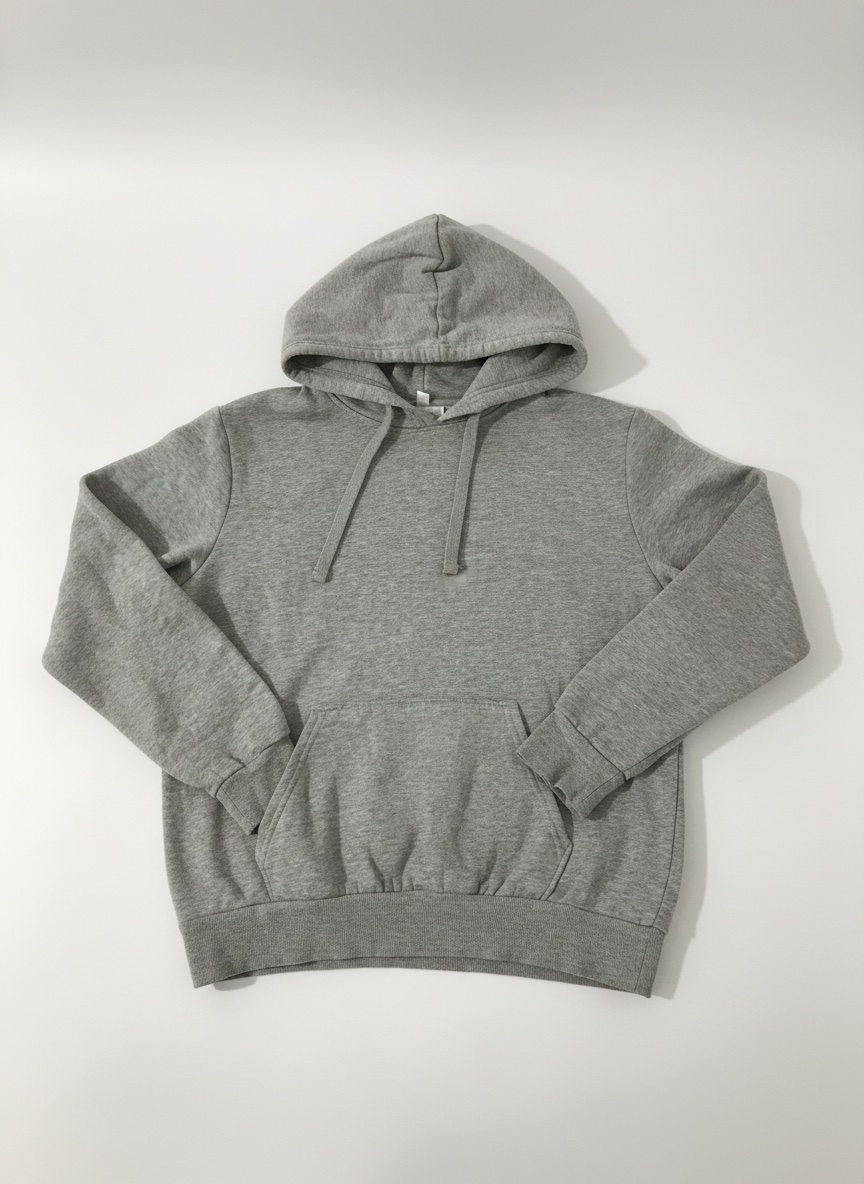 Sweat à capuche gris 