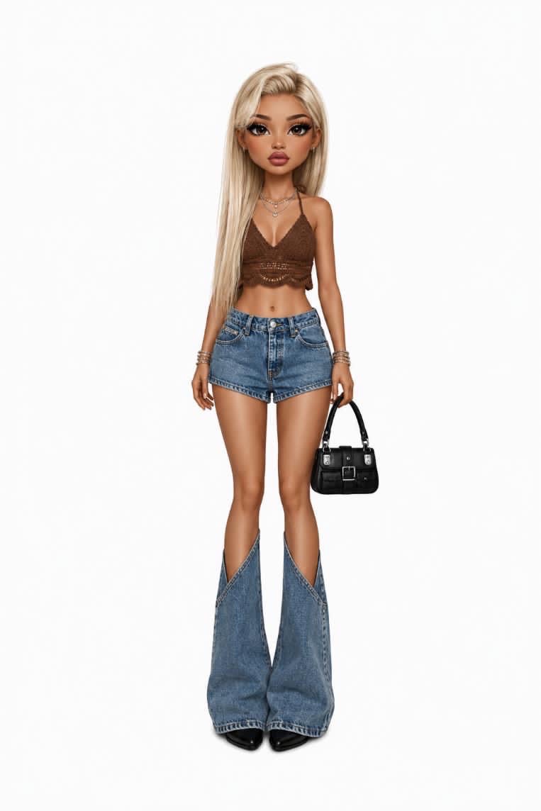 Short  henry.i.siegel taille38 et top crochet shein taille S