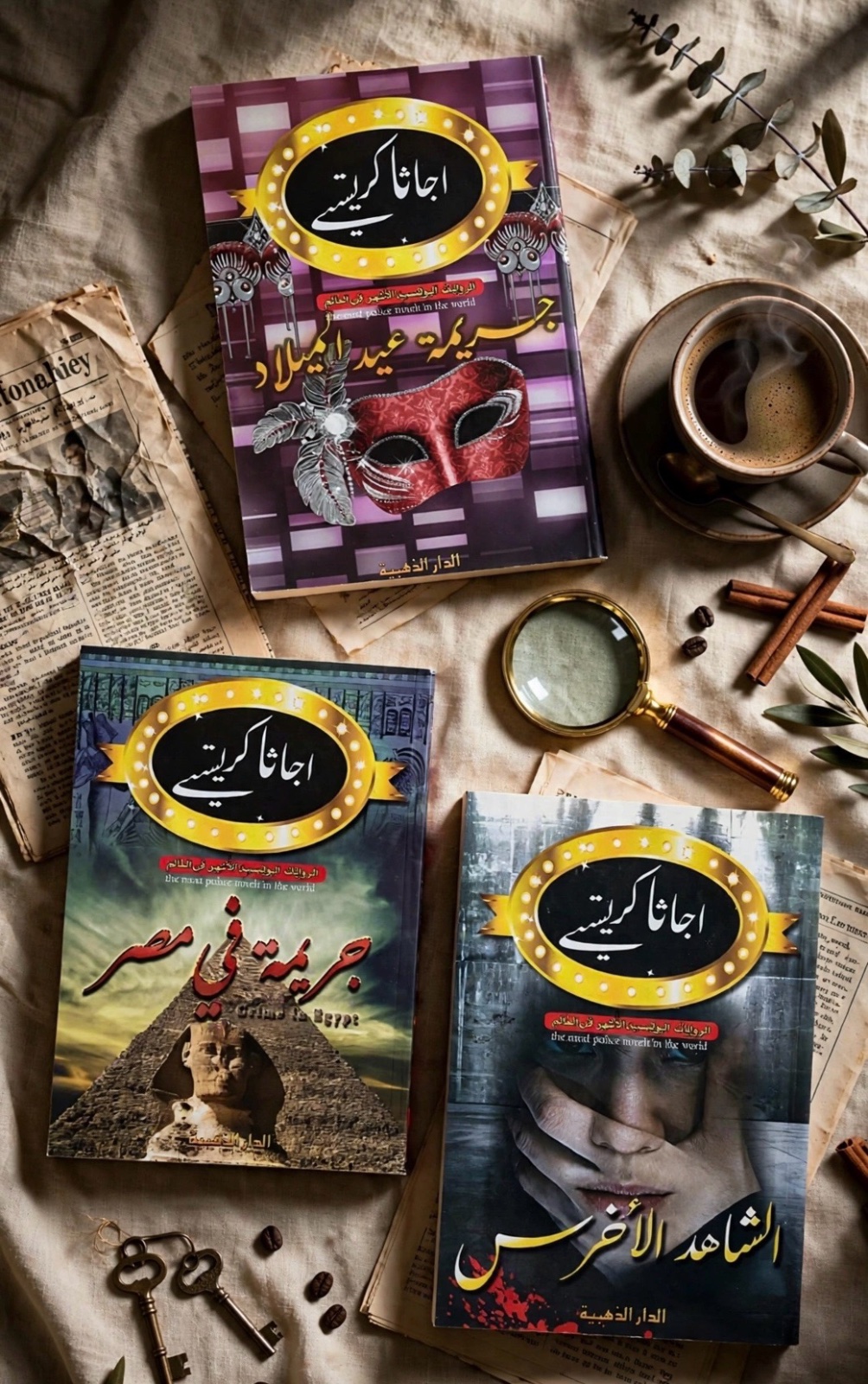 ثلاث روايات بوليسية agatha christie
