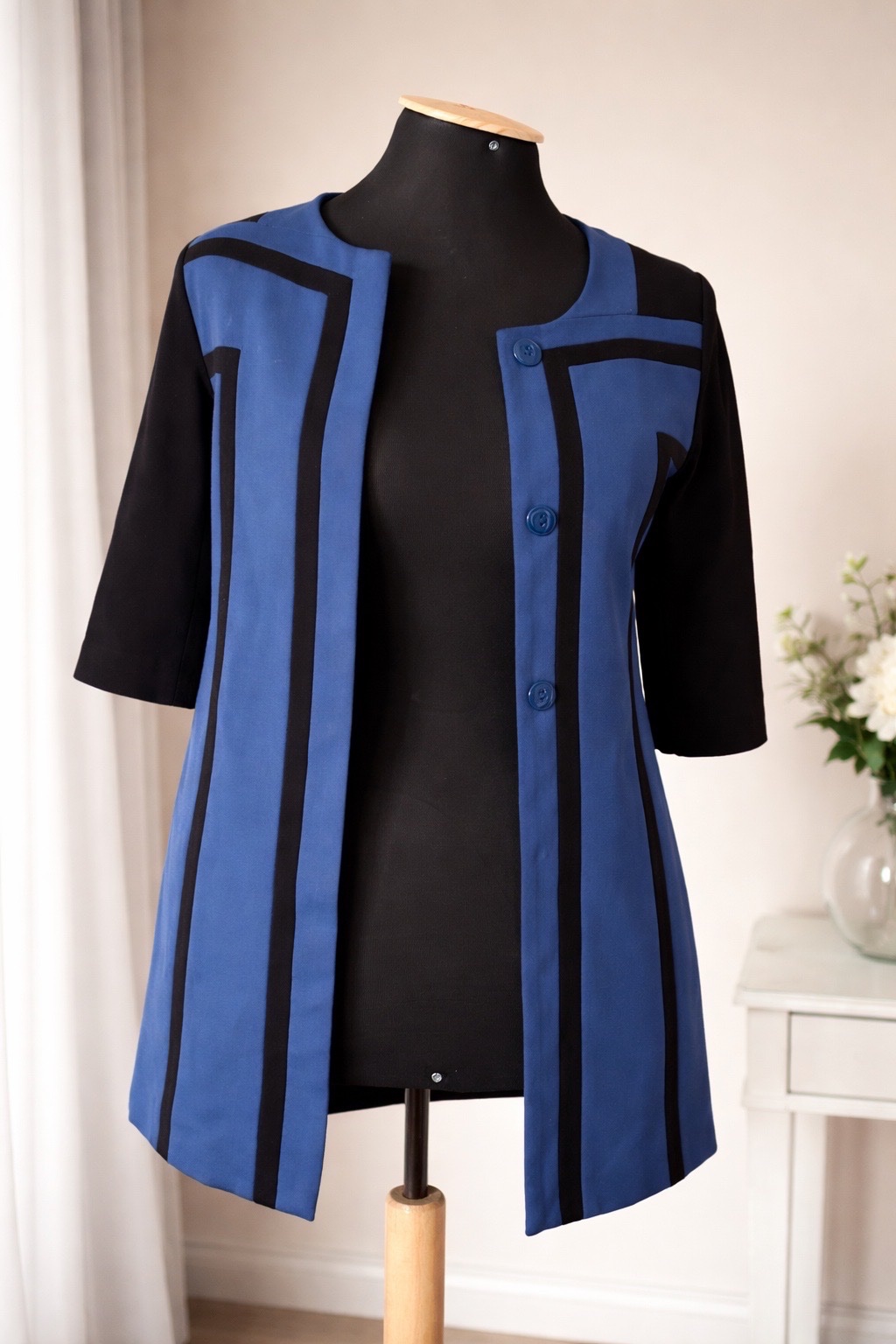 Veste bleu noir