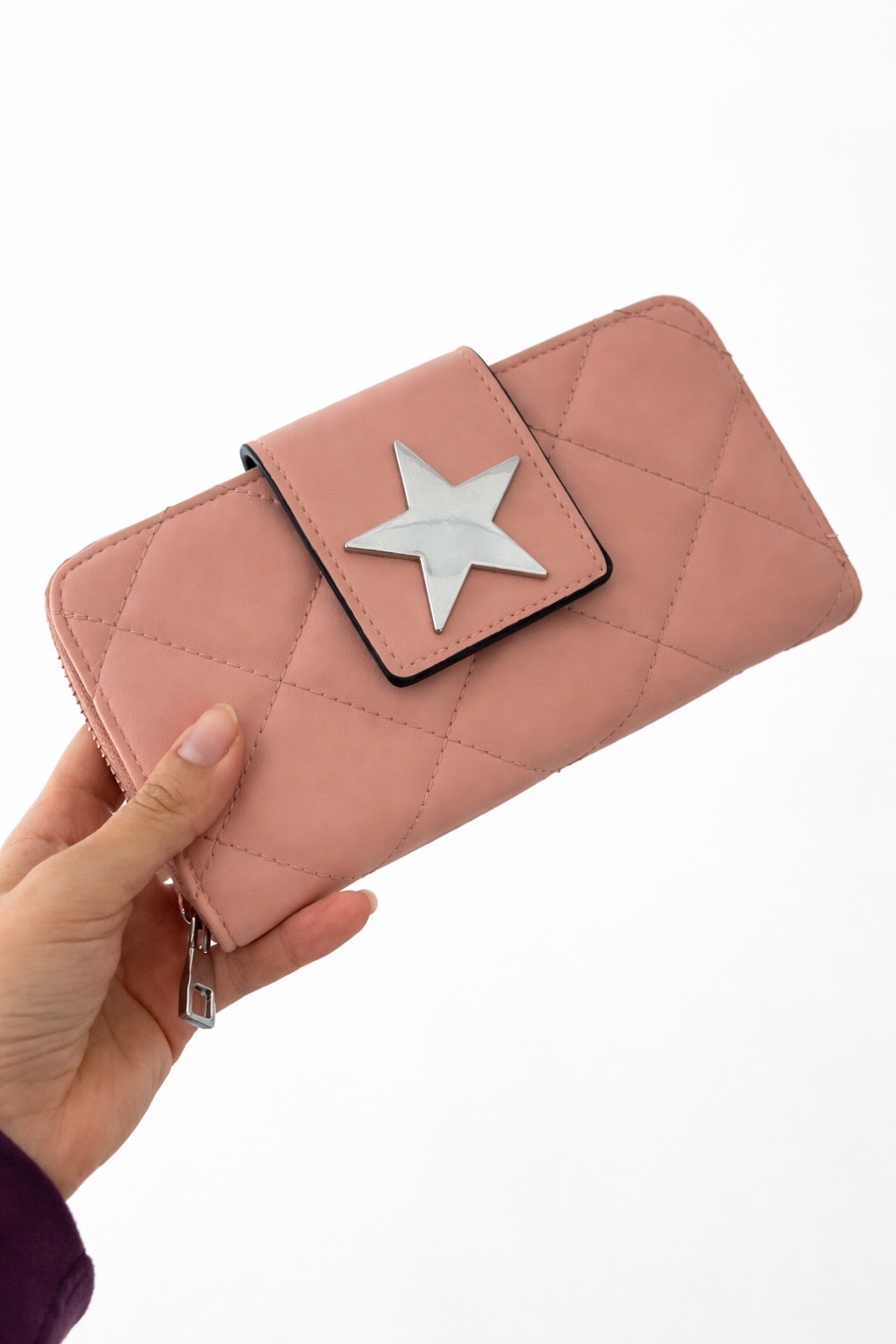 Porte feuille rose
