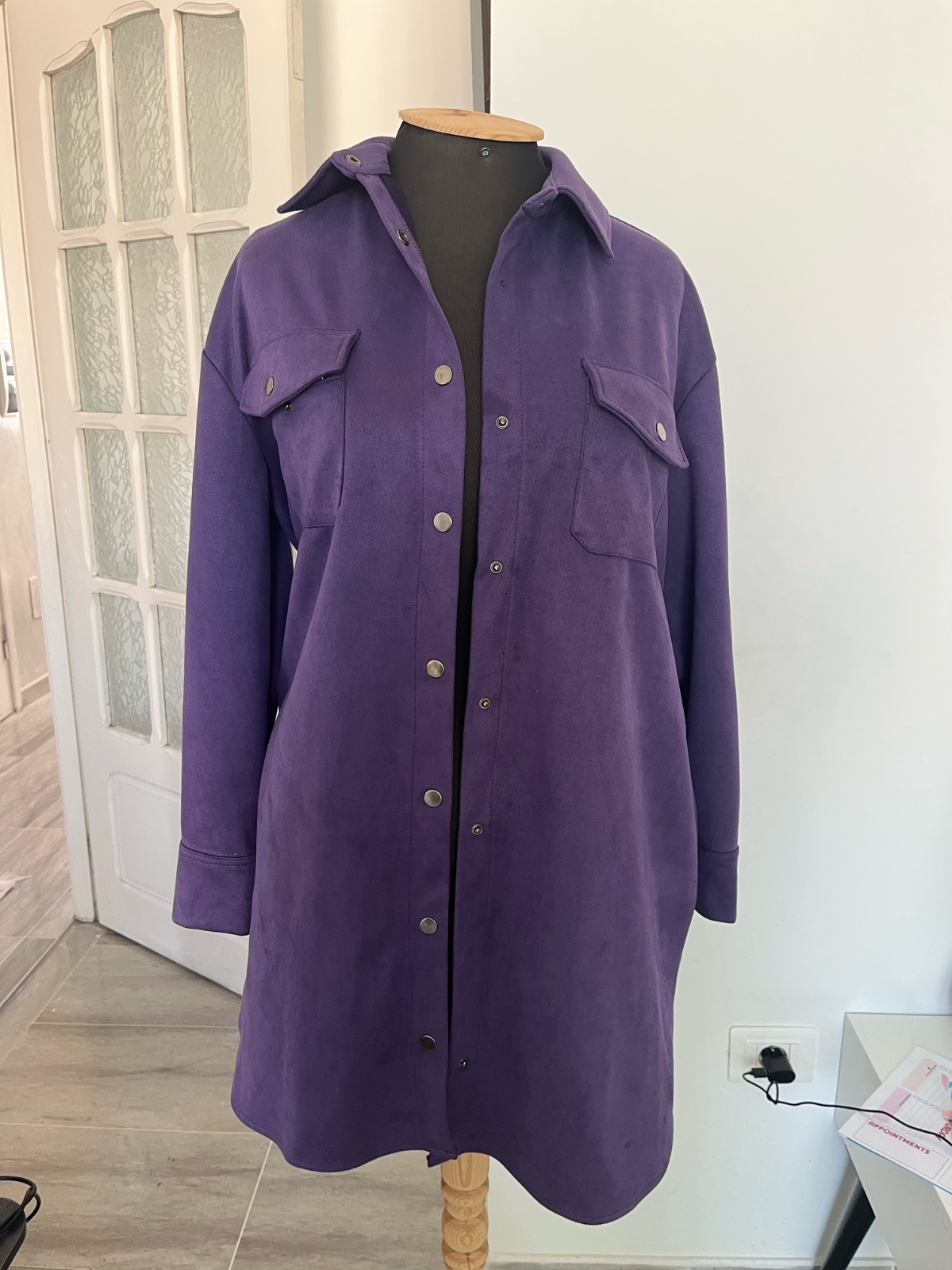 Chemise violet