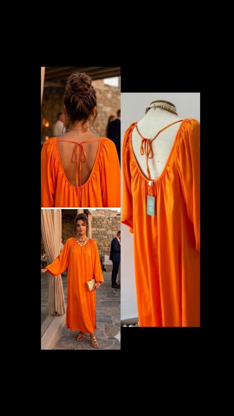 Robe orange ❤️