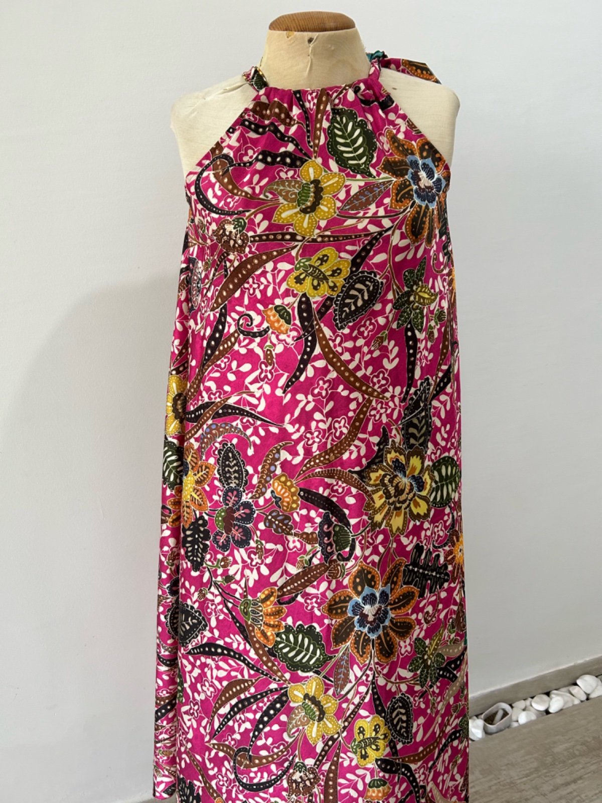 Robe longue imprimée 