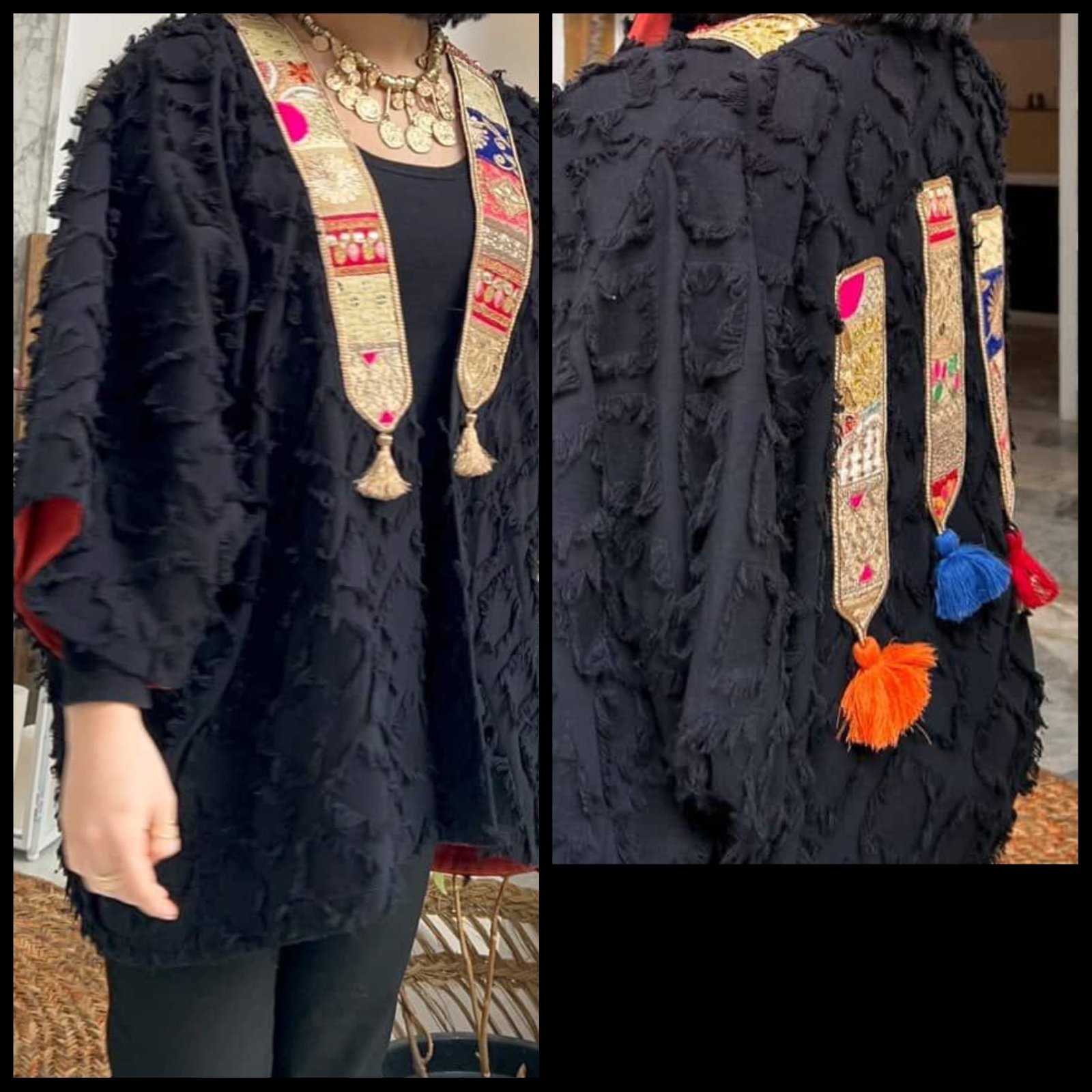 Kimono (veste courte ) noire 