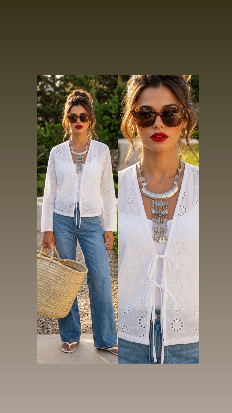Veste broderie anglaise neuve ❤️