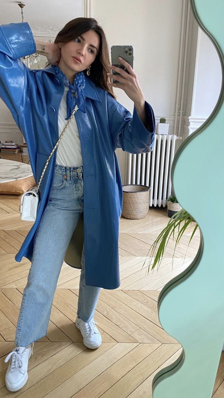 Manteau bleu