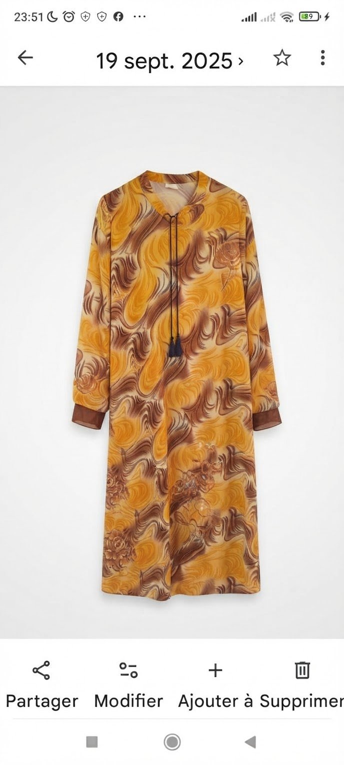 Caftan femme