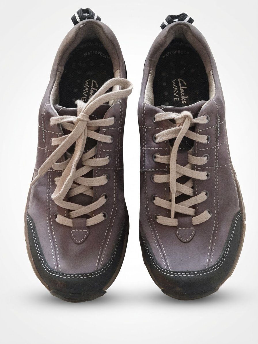 Espadrille de marche et randonnée femme Clarks gris/mauve p(36)