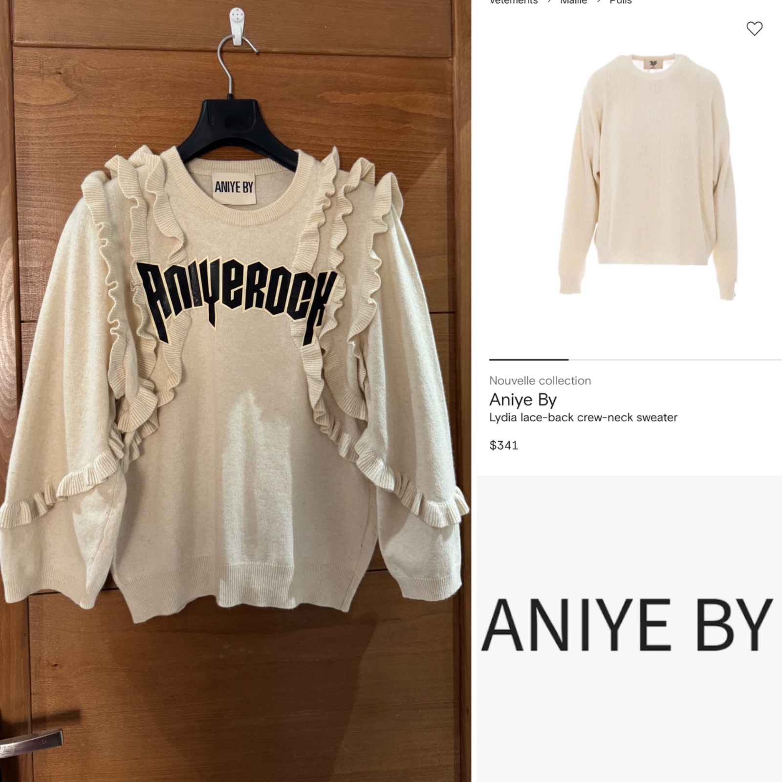 Pull ANIYE BY à volants 