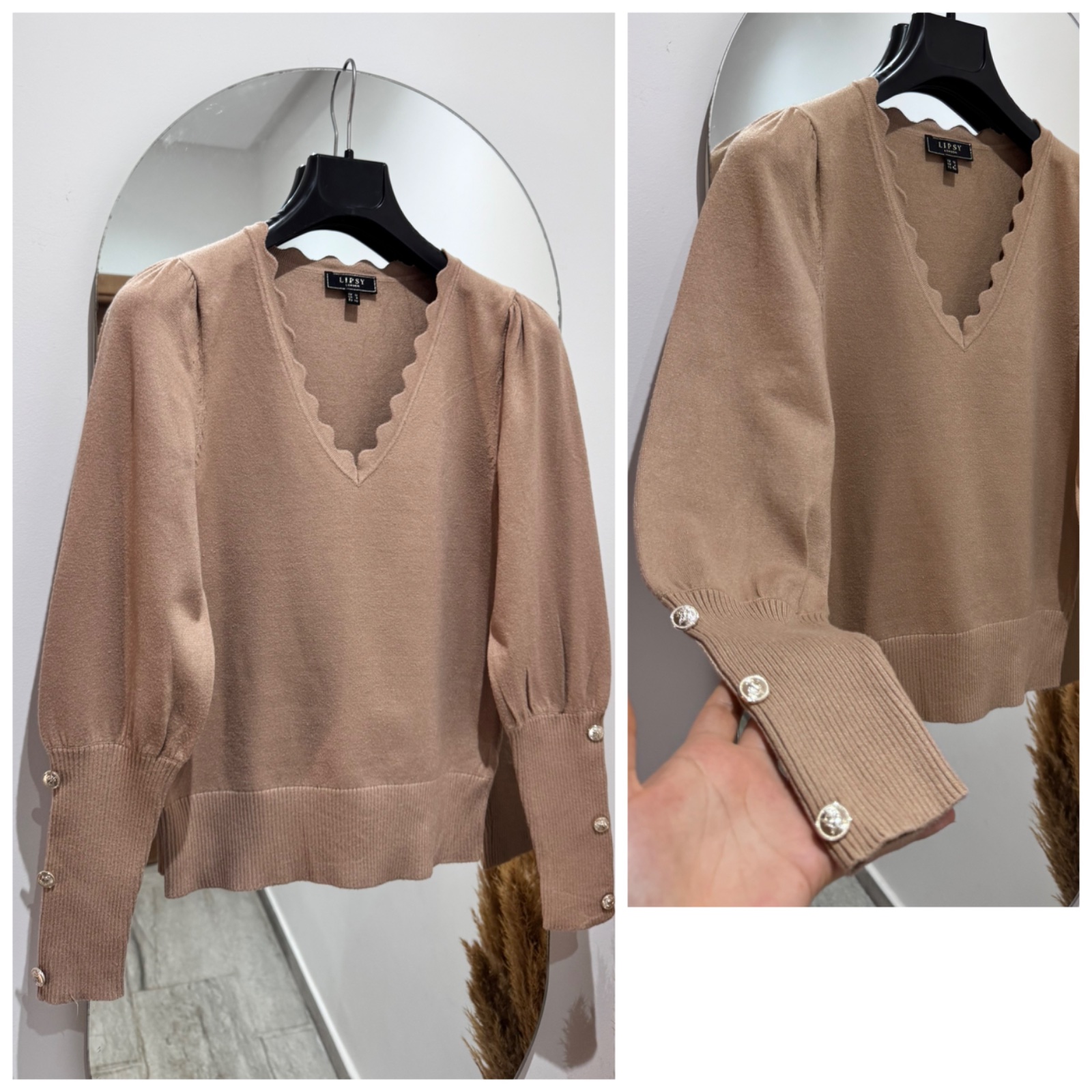 Pull lipsy london avec manches boutonnée 