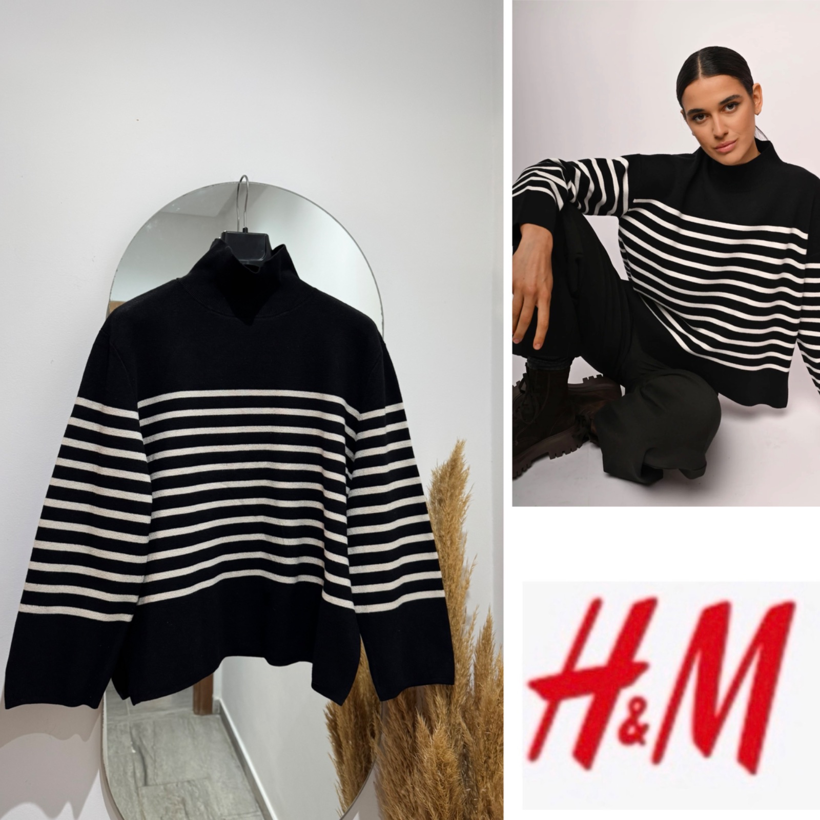 Pull over rayè H&M 