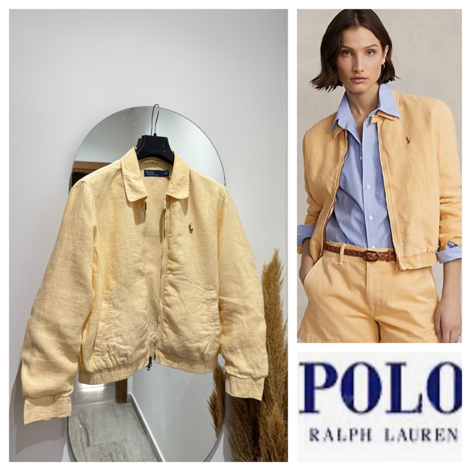 Jacket RALPH LAUREN jaune pastel 