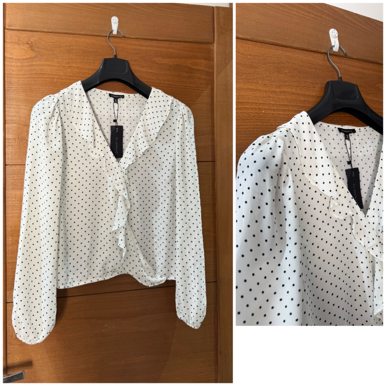 Blouse polkadot tt neuve 