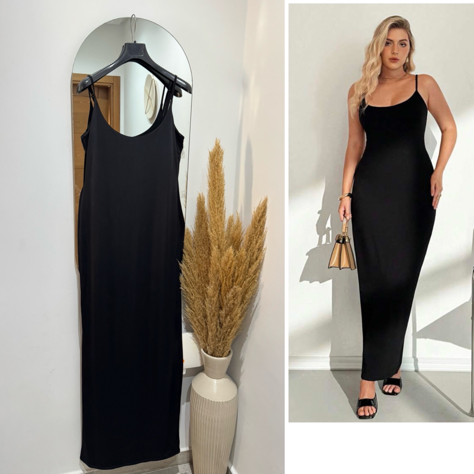 Robe noir maxi tt neuve 