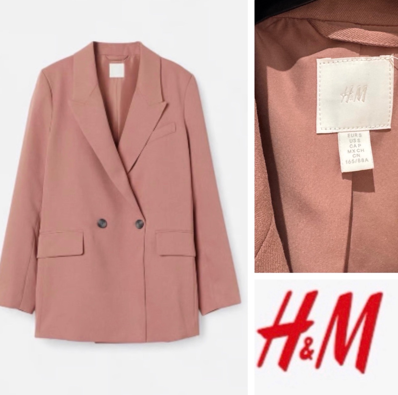 Blazer H&M double boutonnage tt neuf