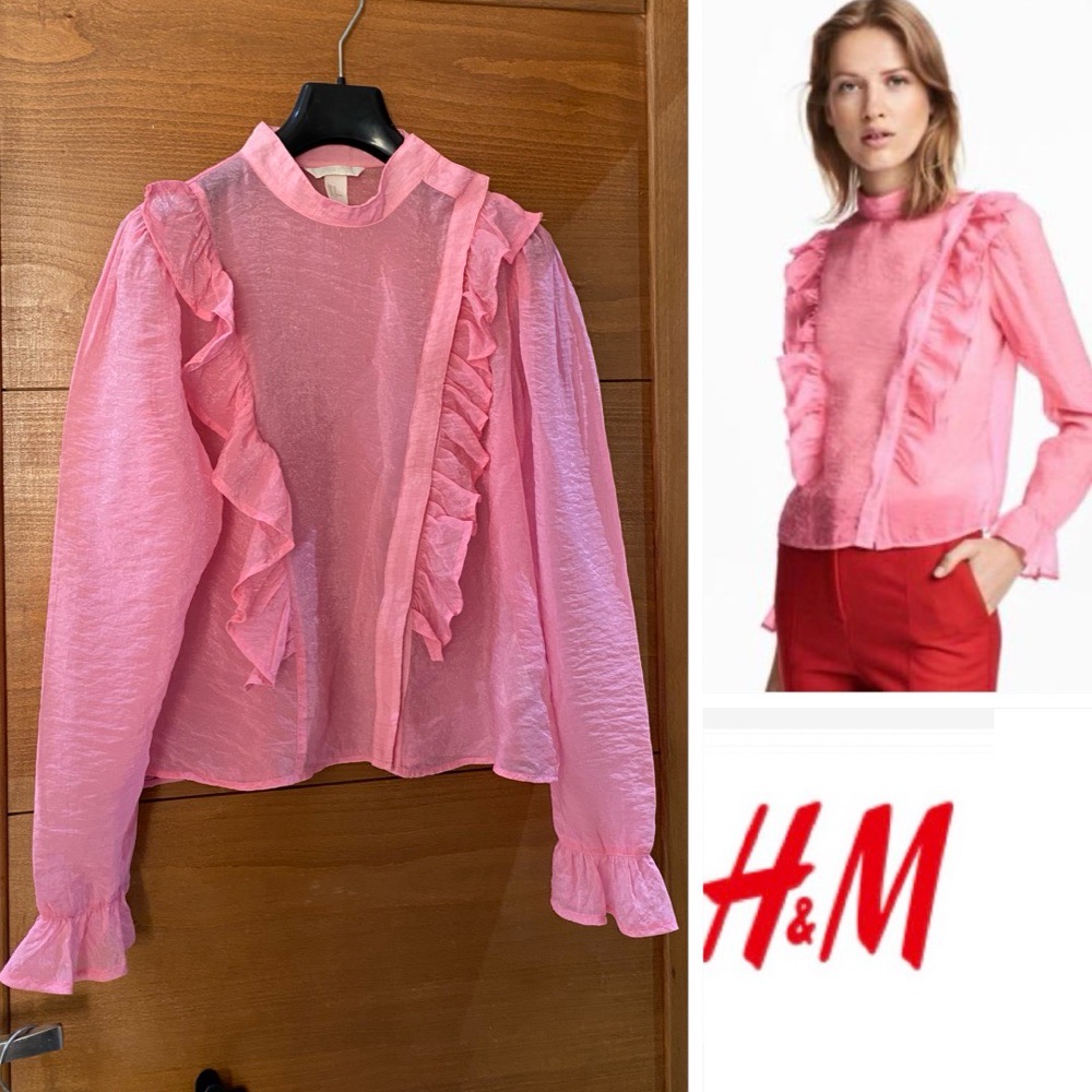 blousr H&M rose 