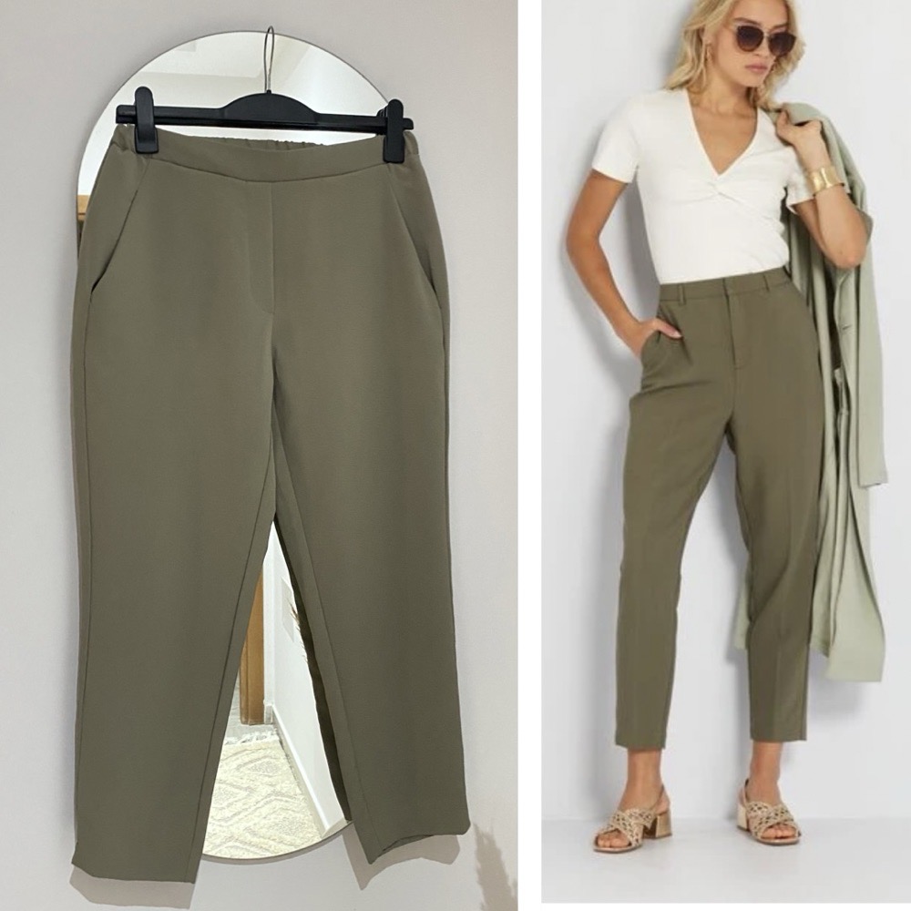 Pantalon light green avec taille èlastique