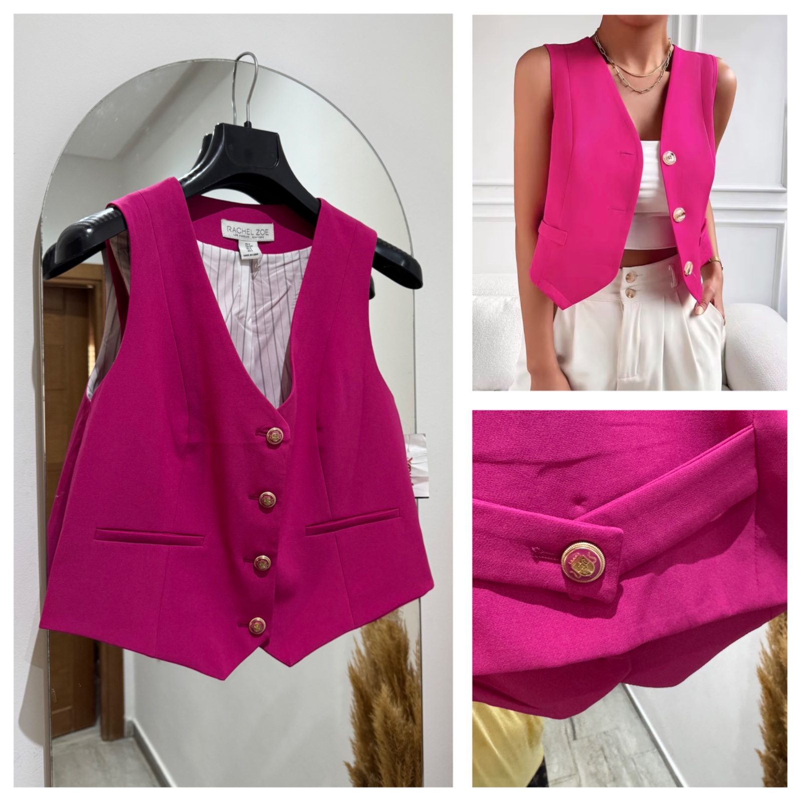 Jacket sans manches RACHEL ZOE tt neuve