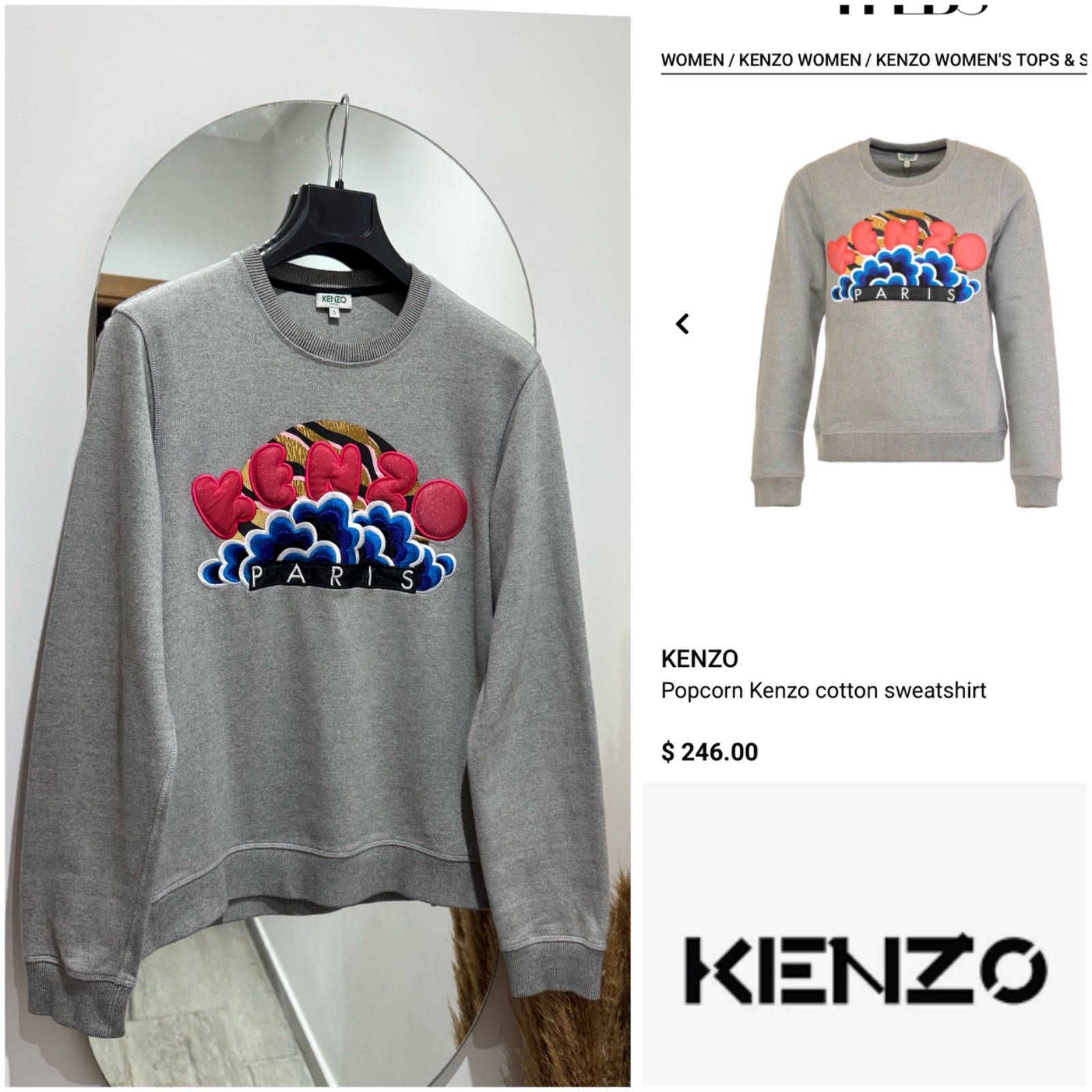 Sweatrer KENZO authentique over size