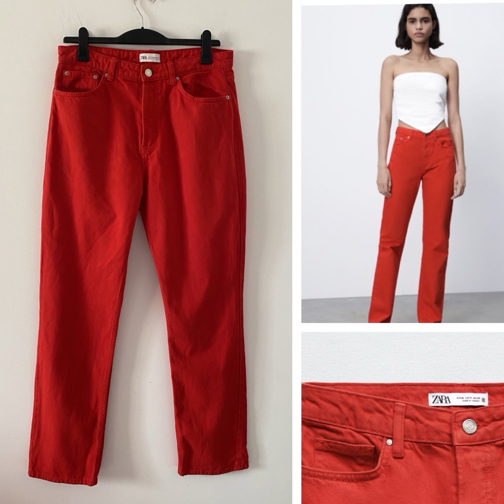 Jeans ZARA taille haute 