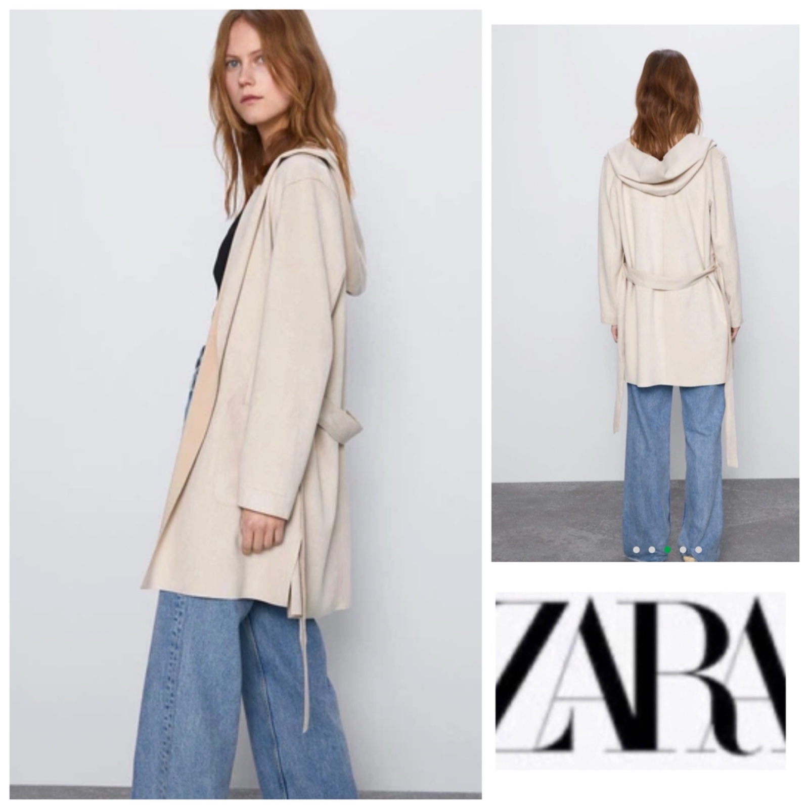 Manteau ZARA mi saisson à ceinture