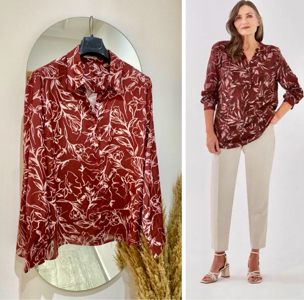Blouse chic trés fluide 