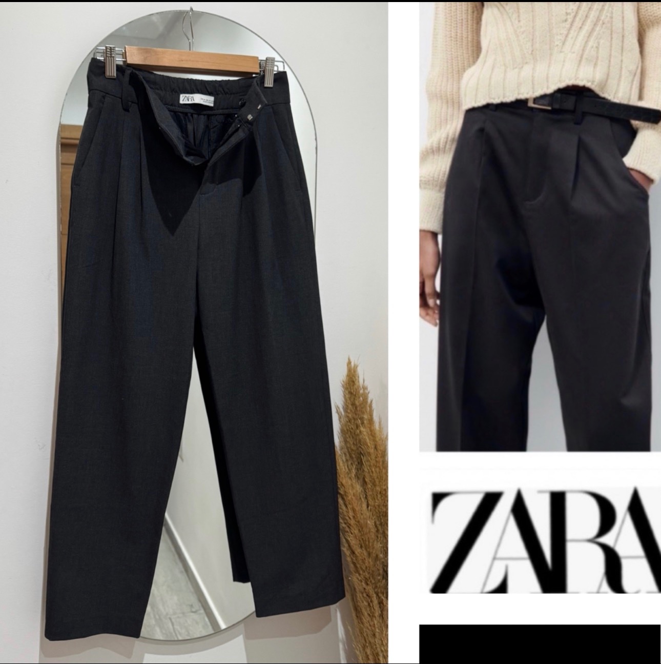 Pantalon ZARA taille haute 