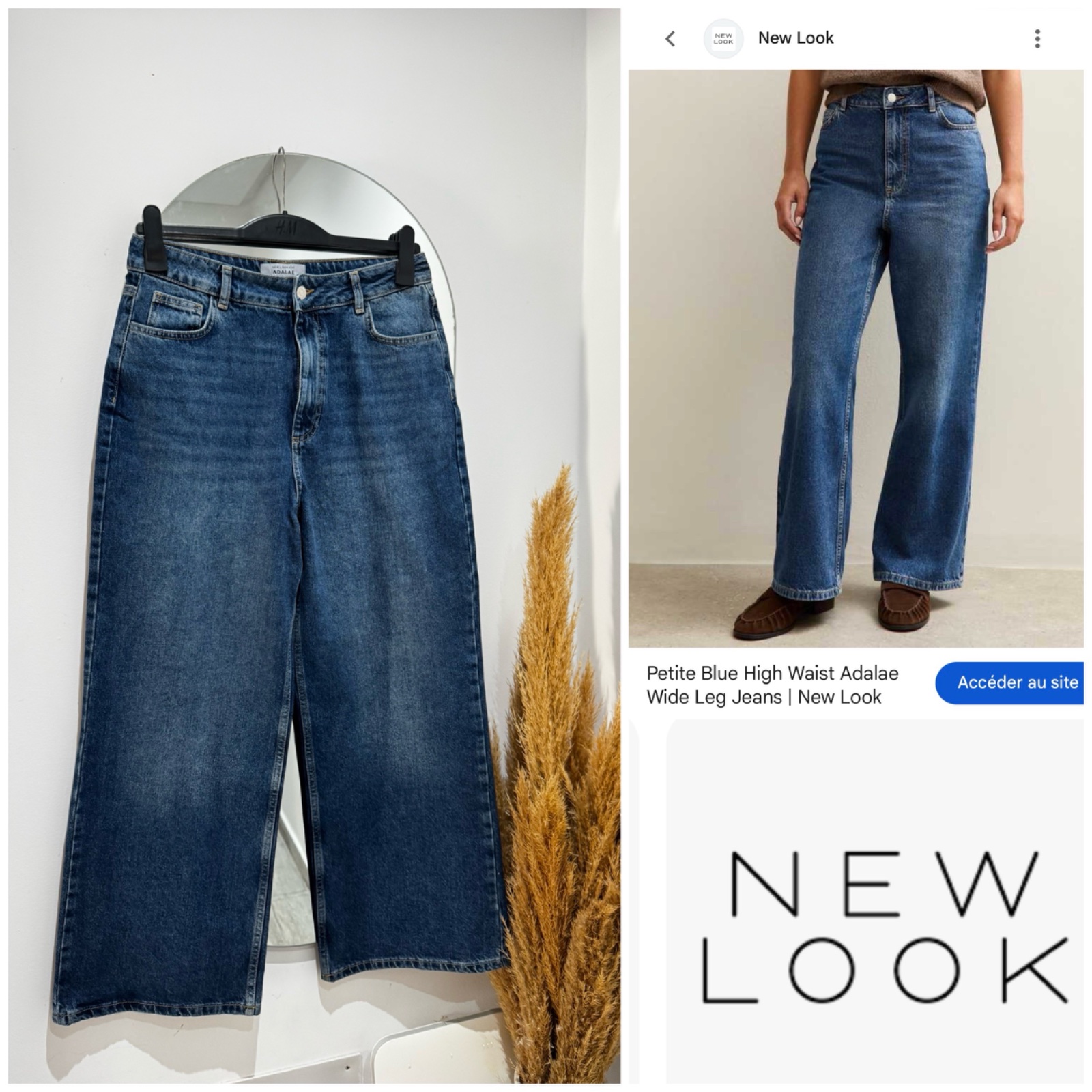 Pantalon NEW LOOK ADALAE  WIDE LEG 