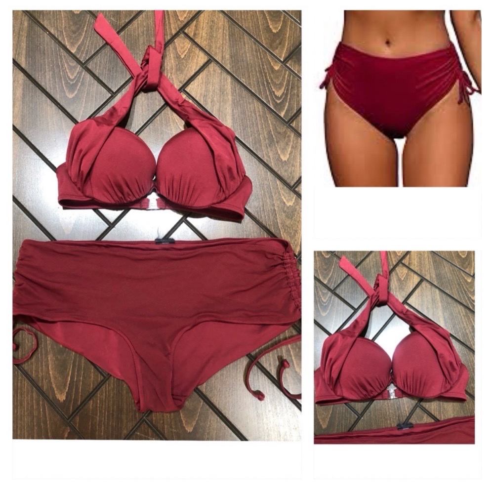 Bikini bordeaux tt neuf 