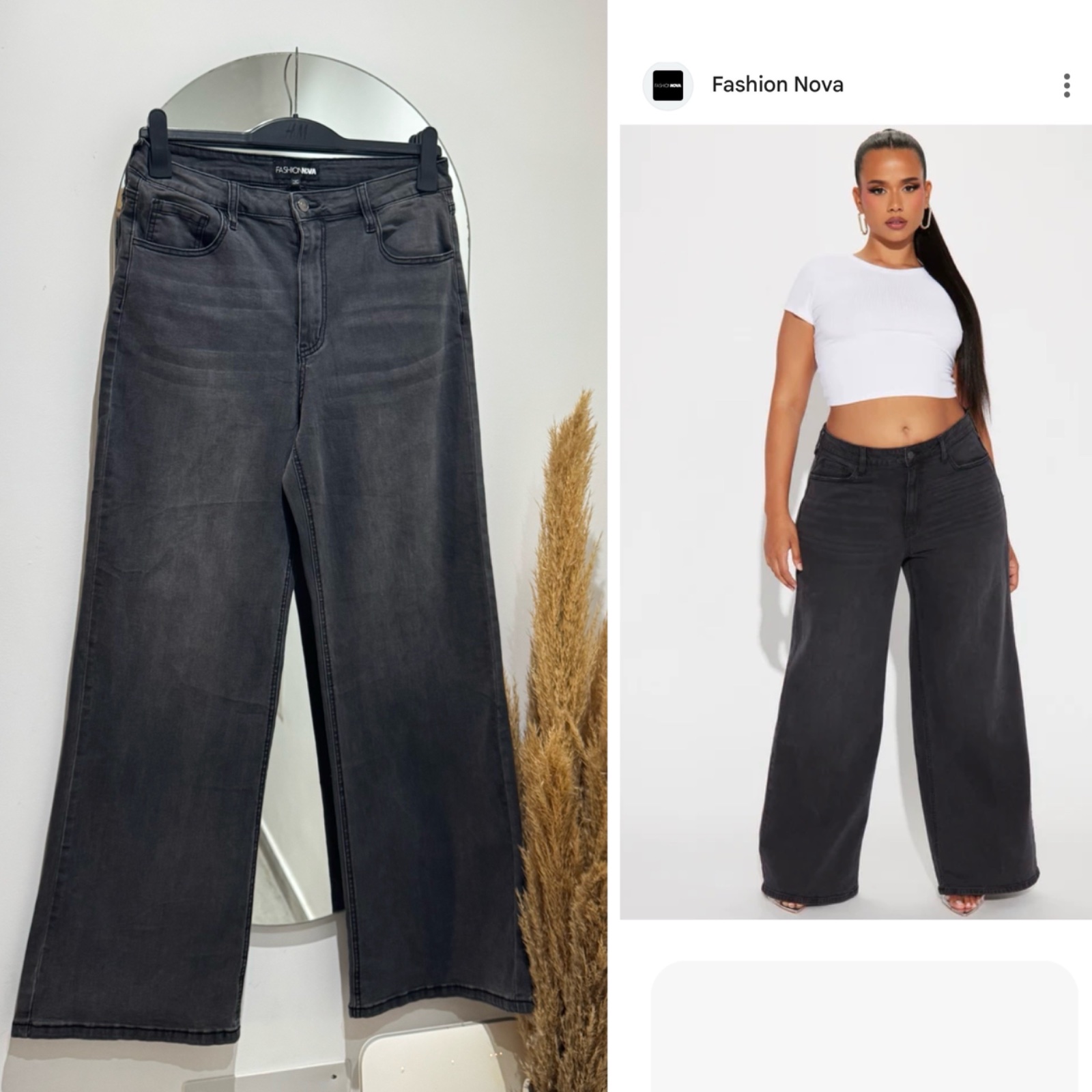 Jean FASHION NOVA wide leg