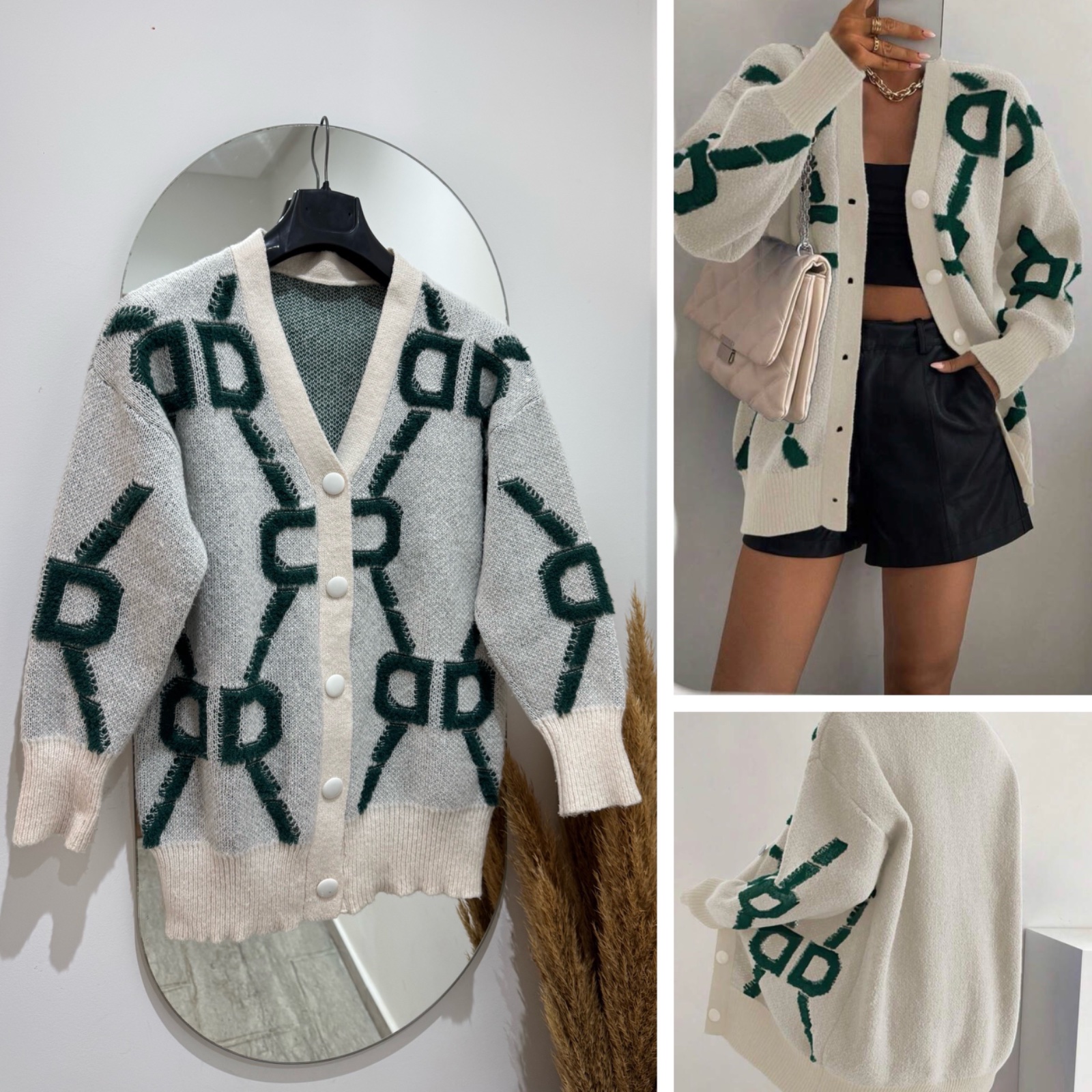 Cardigan over size 