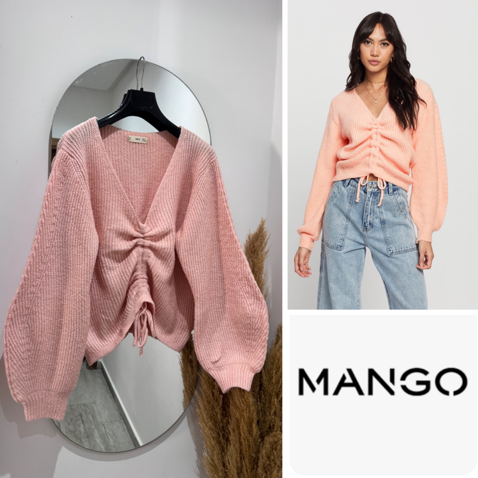 Pull MANGO manches ballon 