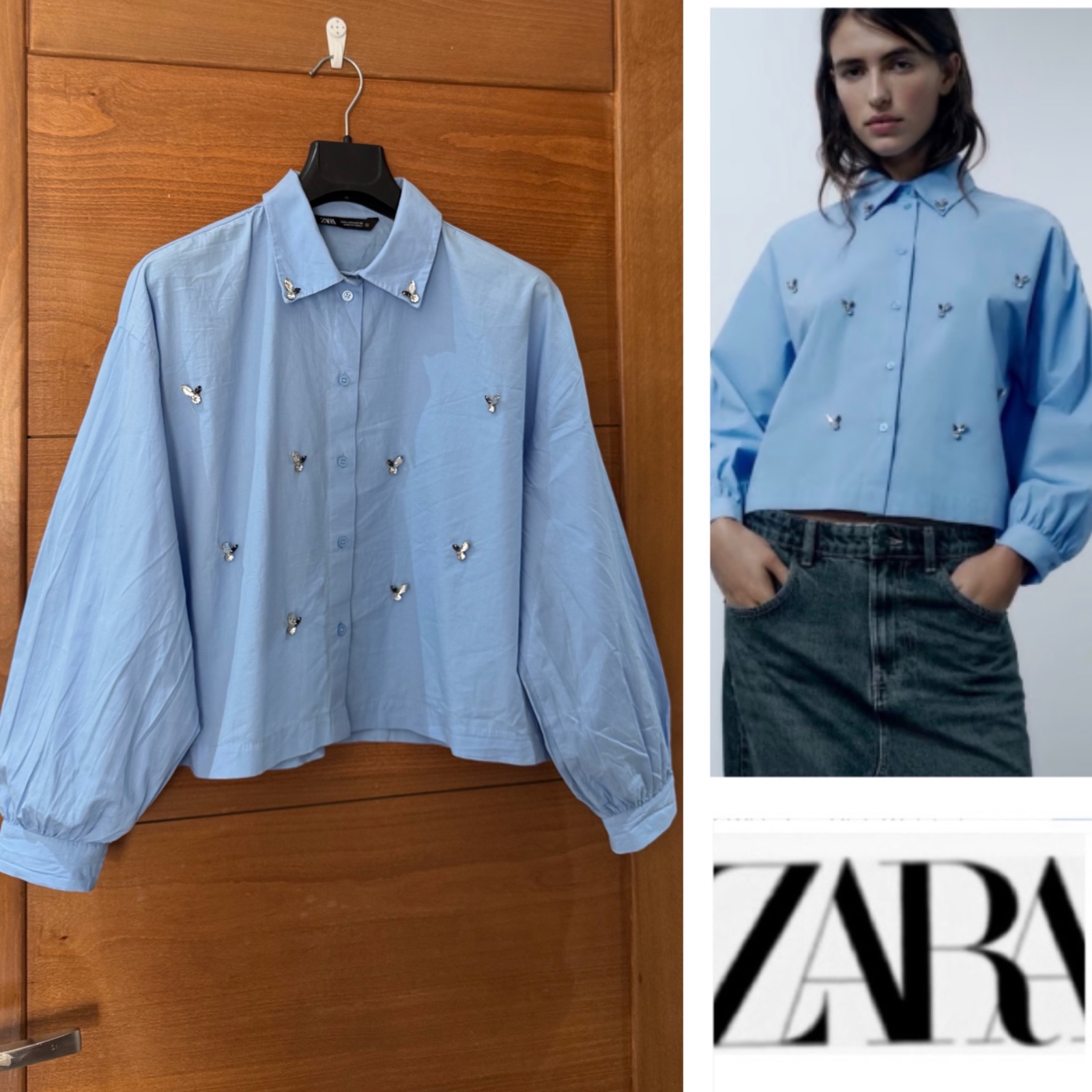 Blouse ZARA avec des strass 