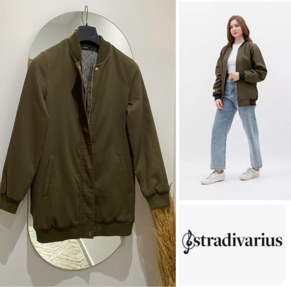 Bomber jacket long STRADI tt neuf over size 